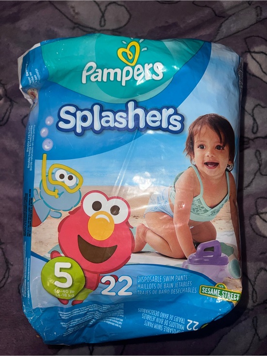 Pampers Other - Pampers Splashers Disposable Swim Pants - Blue (Size 5)